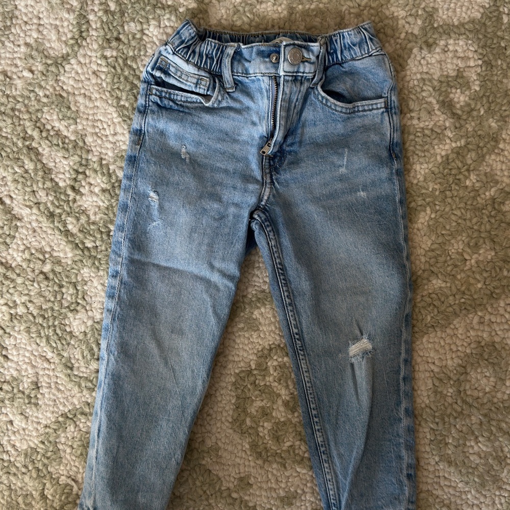 H&M Boys 4T Light Denim Loose Fit Jeans